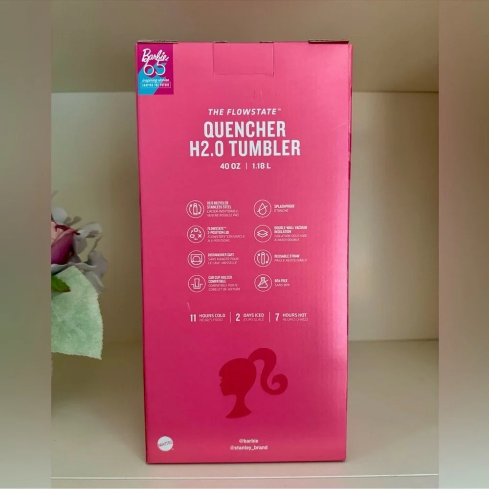 🎉LAST PIECE🎉Limited Edition Barbie x‎ Stanley Icon 40 oz Quencher